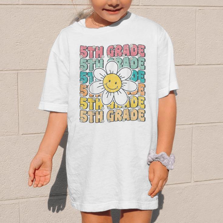 Groovy 5th Grade Back To School First Day Of Fifth Grade Graphic Kid T-Shirt Groovy 5th Grade Back To School First Day Of Fifth Grade Graphic Kid T-Shirt