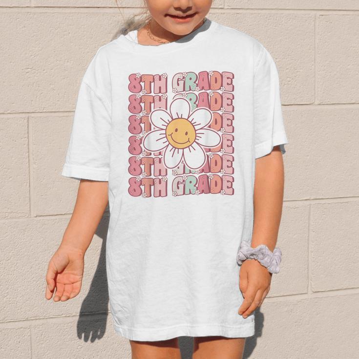 Groovy 8th Grade Back To School First Day Of Eighth Grade Graphic Kid T-Shirt Groovy 8th Grade Back To School First Day Of Eighth Grade Graphic Kid T-Shirt