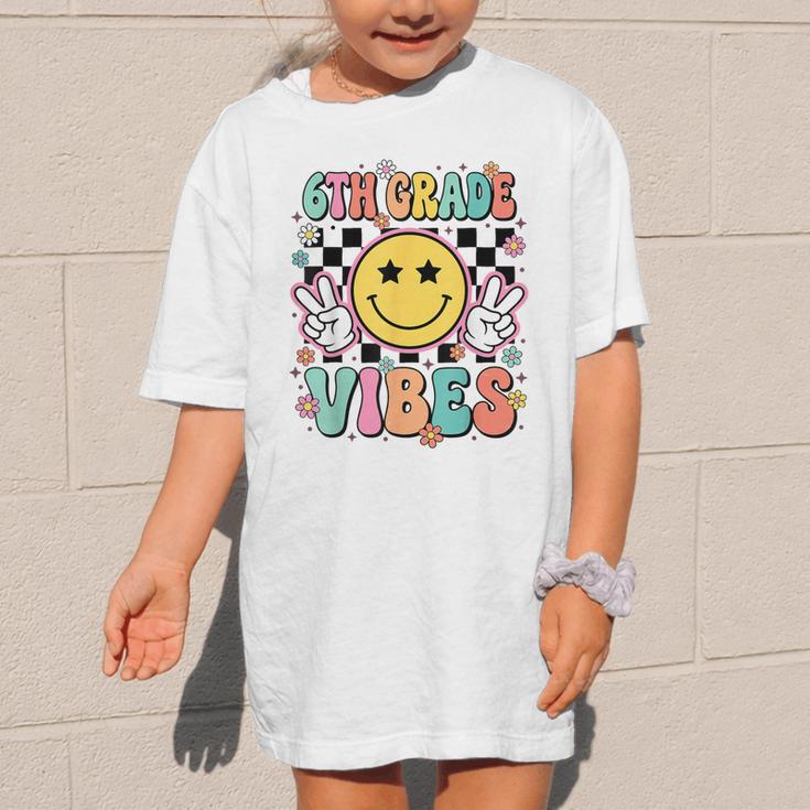 Groovy Sixth 6TH Grade Vibes Back To School First Day Kids Graphic Kid T-Shirt Groovy Sixth 6TH Grade Vibes Back To School First Day Kids Graphic Kid T-Shirt