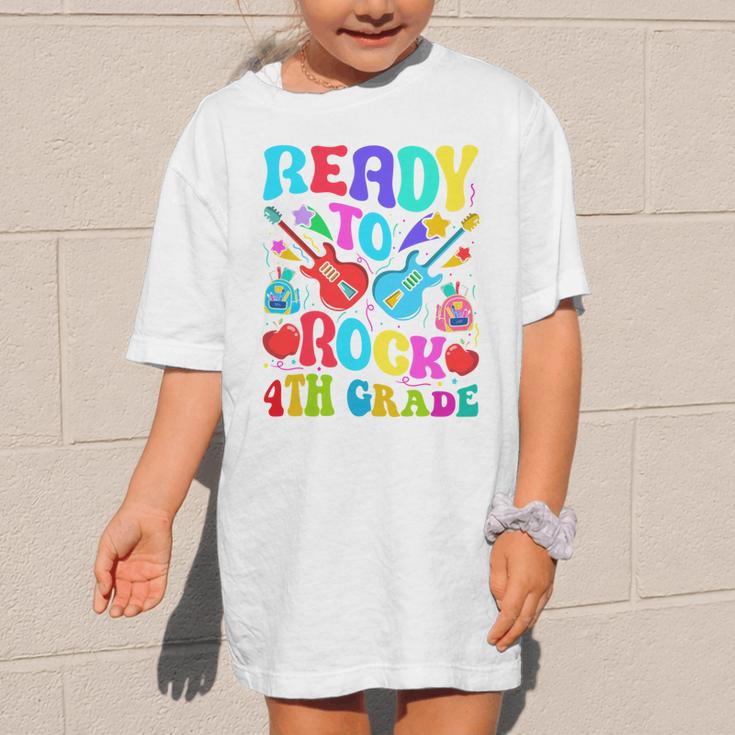 Im Ready To Rock 4th Grade Back To School 4th Grade Guitar Performance Graphic Kid T-Shirt Im Ready To Rock 4th Grade Back To School 4th Grade Guitar Performance Graphic Kid T-Shirt