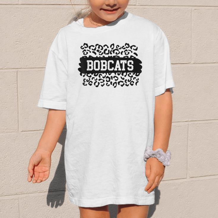 Leopard Bobcats School Spirit Fan Team Back To School Graphic Kid T-Shirt Leopard Bobcats School Spirit Fan Team Back To School Graphic Kid T-Shirt