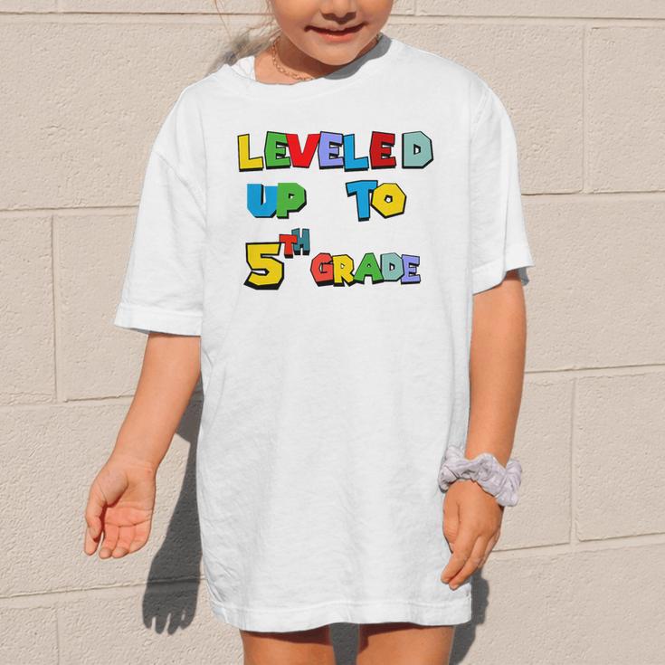 Leveled Up To 5th Grade Back To School Kids Boys Premium Tri-Blend Graphic Kid T-Shirt Leveled Up To 5th Grade Back To School Kids Boys Premium Tri-Blend Graphic Kid T-Shirt