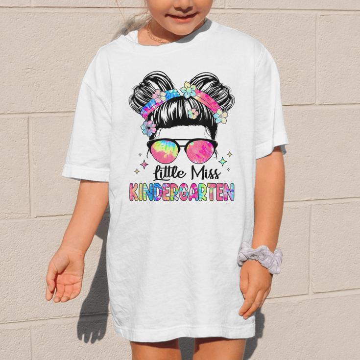 Little Miss Kindergarten Girls Kids Back To School Kinder Graphic Kid T-Shirt