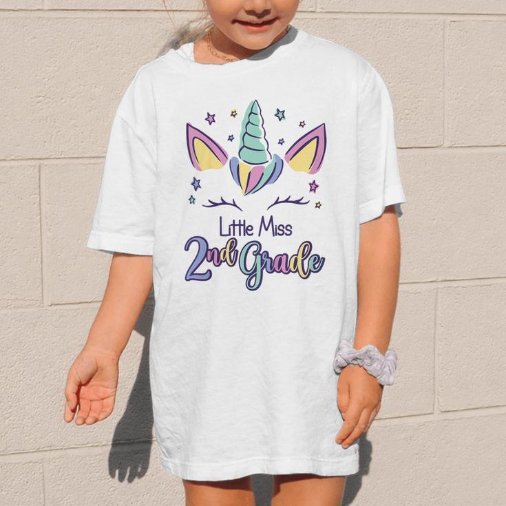 Little Miss Second Grade 2025 2nd Grade Back To School Graphic Kid T-Shirt Little Miss Second Grade 2025 2nd Grade Back To School Graphic Kid T-Shirt