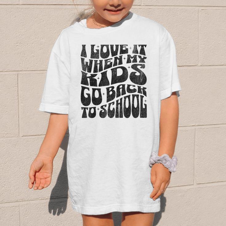 I Love It When My Kids Go Back To School Graphic Kid T-Shirt