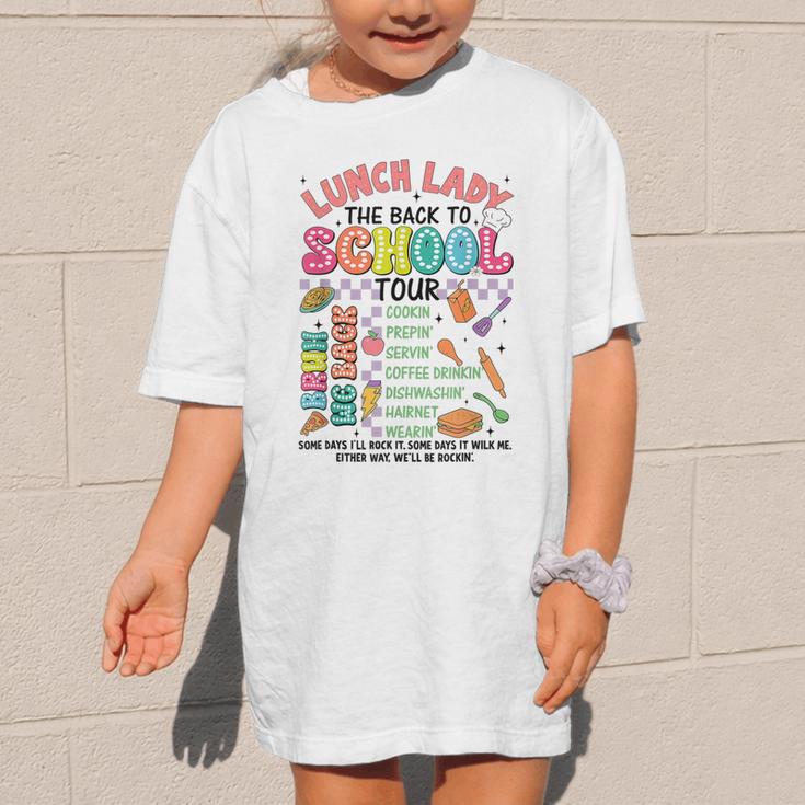 Lunch Cafeteria Crew Lady Back To School Tour Graphic Kid T-Shirt Lunch Cafeteria Crew Lady Back To School Tour Graphic Kid T-Shirt