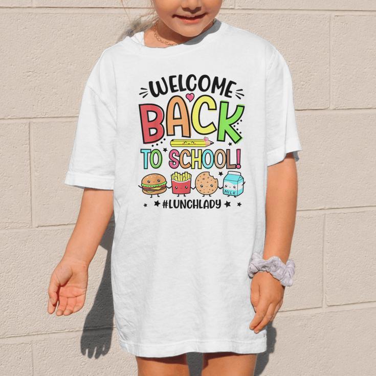 Lunch Lady Welcome Back To School 1st Day Of School Graphic Kid T-Shirt Lunch Lady Welcome Back To School 1st Day Of School Graphic Kid T-Shirt