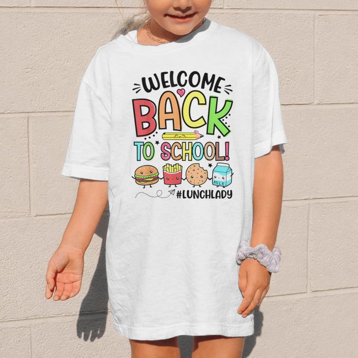 Lunch Lady Welcome Back To School First Day Of School Graphic Kid T-Shirt Lunch Lady Welcome Back To School First Day Of School Graphic Kid T-Shirt