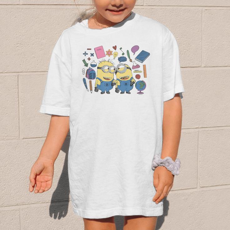 Minions Back To School Sketched Graphic Kid T-Shirt Minions Back To School Sketched Graphic Kid T-Shirt