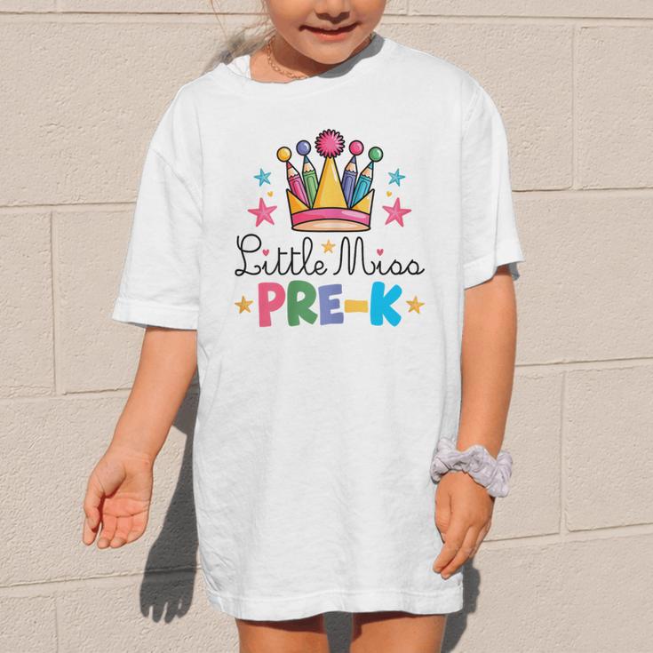 Miss Pre-K Pencils Crown Cute Back To School First Day Girls Graphic Kid T-Shirt Miss Pre-K Pencils Crown Cute Back To School First Day Girls Graphic Kid T-Shirt