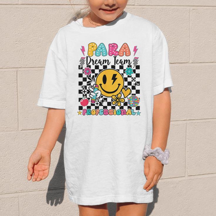 Para Dream Team Paraprofessional First Day Back To School Graphic Kid T-Shirt Para Dream Team Paraprofessional First Day Back To School Graphic Kid T-Shirt
