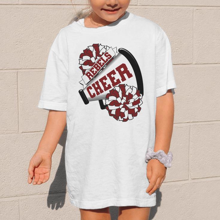 Rebels Cheer Back To School Cheerleading Spirit M Performance Graphic Kid T-Shirt