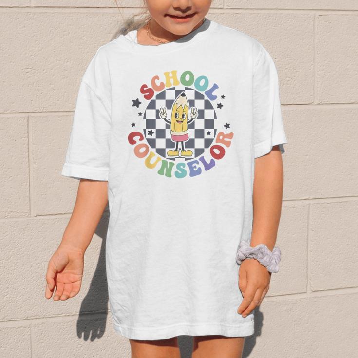Retro Pencil School Counselor Back To School For Counselor Graphic Kid T-Shirt Retro Pencil School Counselor Back To School For Counselor Graphic Kid T-Shirt