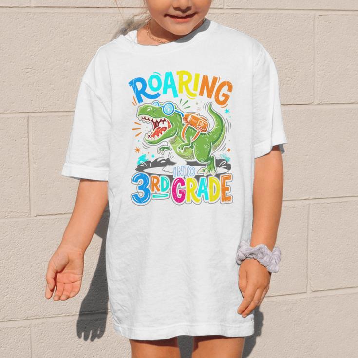 Roaring Into 3rd Grade Back To School Dinosaurus T-Rex Premium Tri-Blend Graphic Kid T-Shirt Roaring Into 3rd Grade Back To School Dinosaurus T-Rex Premium Tri-Blend Graphic Kid T-Shirt