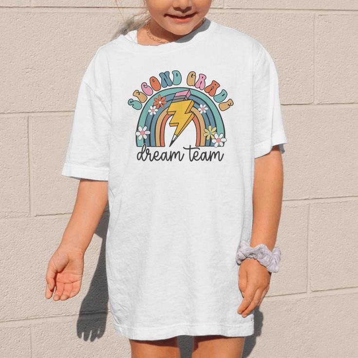 Second Grade Dream Team 1st Day Of 2nd Grade Back To School Graphic Kid T-Shirt Second Grade Dream Team 1st Day Of 2nd Grade Back To School Graphic Kid T-Shirt