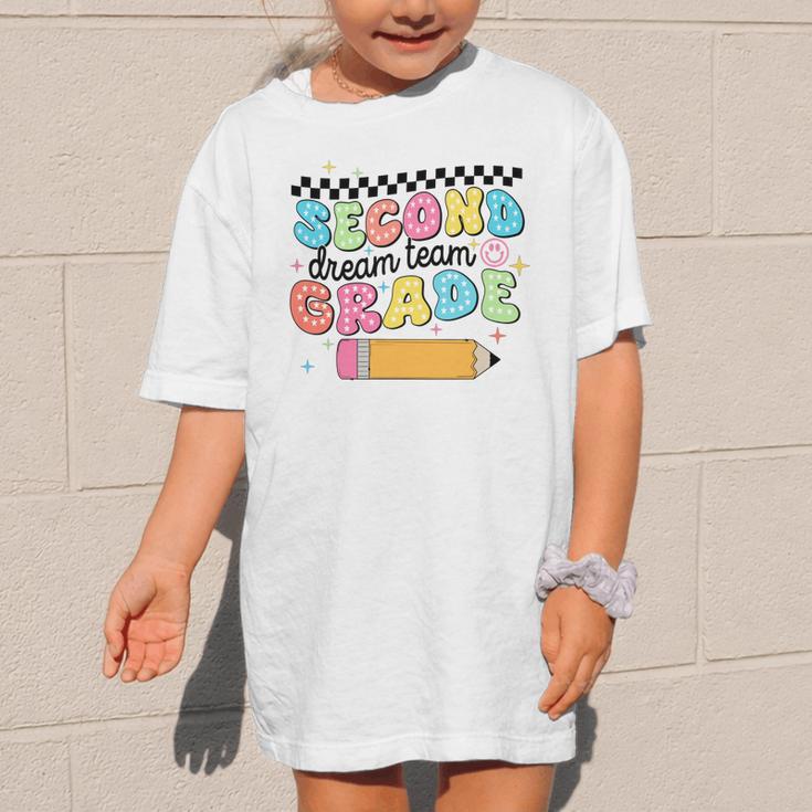 Second Grade Dream Team Back To School First Day Of School Performance Graphic Kid T-Shirt Second Grade Dream Team Back To School First Day Of School Performance Graphic Kid T-Shirt