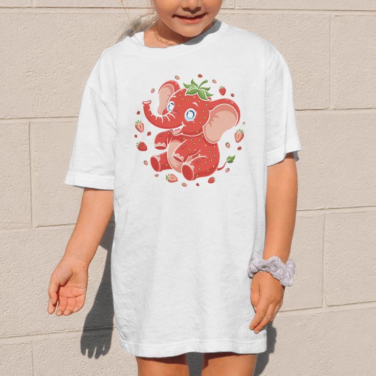 Strawberry Elephant Italian Brainrot Meme Back To School Comfort Colors Crop Top Graphic Kid T-Shirt Strawberry Elephant Italian Brainrot Meme Back To School Comfort Colors Crop Top Graphic Kid T-Shirt