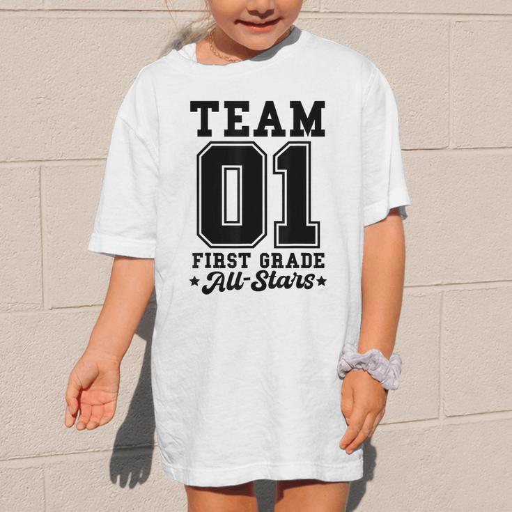 Team 1st Grade All-Stars Back To School Sports Jersey Graphic Kid T-Shirt Team 1st Grade All-Stars Back To School Sports Jersey Graphic Kid T-Shirt