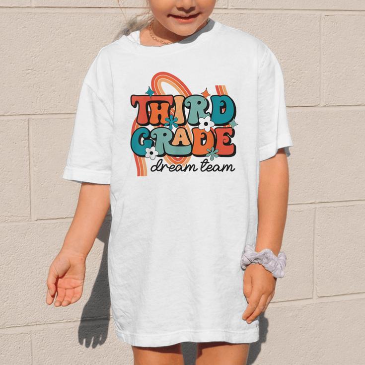 Third Grade Dream Team 1st Day Of 3rd Grade Back To School Graphic Kid T-Shirt