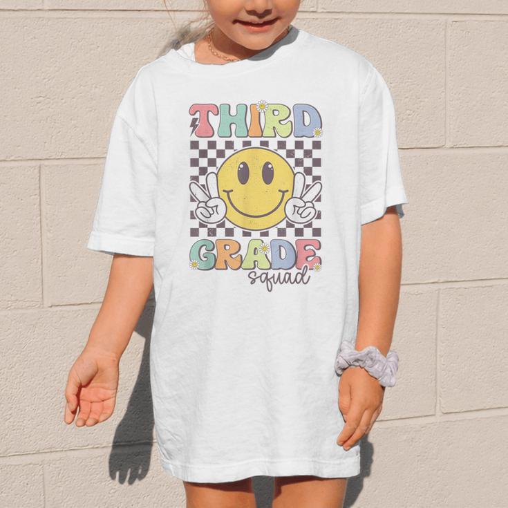 Third Grade Squad Smile Face 3rd Grade Back To School Graphic Kid T-Shirt Third Grade Squad Smile Face 3rd Grade Back To School Graphic Kid T-Shirt