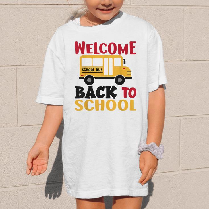 Welcome Back To School For Bus Drivers First Day Of School Graphic Kid T-Shirt Welcome Back To School For Bus Drivers First Day Of School Graphic Kid T-Shirt