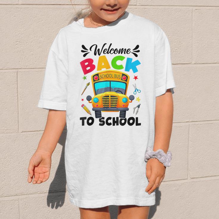 Welcome Back To School Outfit School Bus Driver Graphic Kid T-Shirt Welcome Back To School Outfit School Bus Driver Graphic Kid T-Shirt