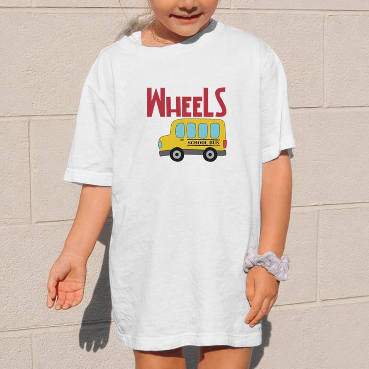 Wheels On The Bus Kids Back To School Graphic Kid T-Shirt Wheels On The Bus Kids Back To School Graphic Kid T-Shirt