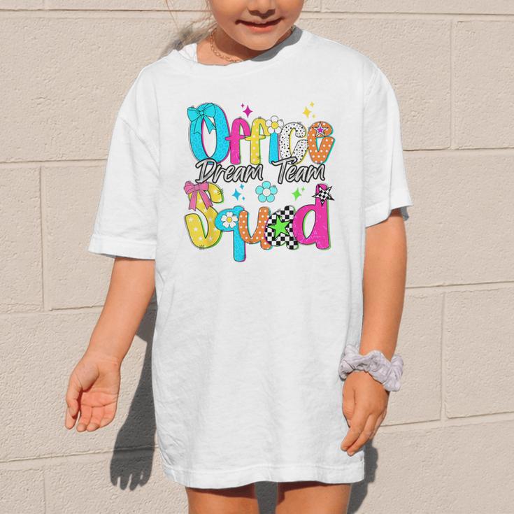 Women Office Squad Dream Team Back To School Front Office Graphic Kid T-Shirt Women Office Squad Dream Team Back To School Front Office Graphic Kid T-Shirt