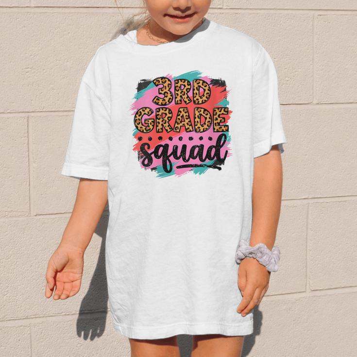 Women's Third 3rd Grade Squad Back To School Animal Print Girl Tee Graphic Kid T-Shirt Women's Third 3rd Grade Squad Back To School Animal Print Girl Tee Graphic Kid T-Shirt