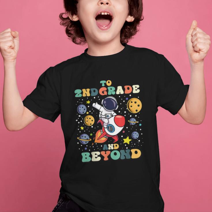 To 2nd Grade And Beyond Second Astronaut Back To School Graphic Kid T-Shirt