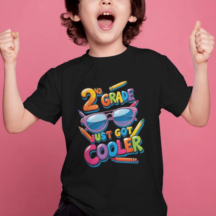 2nd Grade Just Got Cooler Shirt Back To School Kids Graphic Kid T-Shirt