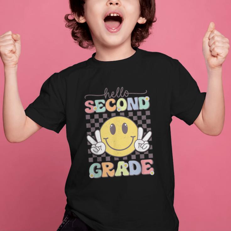 2nd Grade Team Back To School Hello Second Grade Smile Face Graphic Kid T-Shirt 2nd Grade Team Back To School Hello Second Grade Smile Face Graphic Kid T-Shirt
