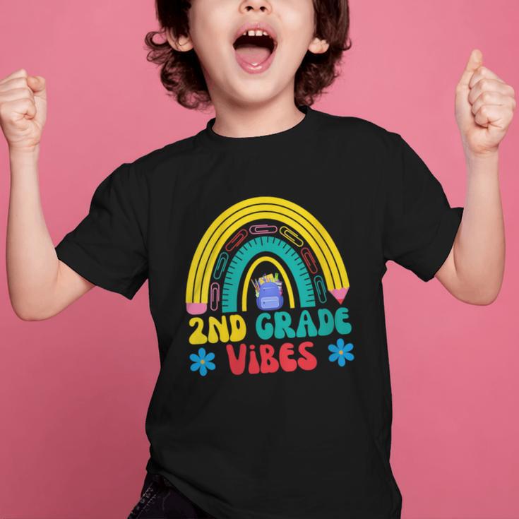2nd Grade Vibes Back To School Rainbow Second Grade Graphic Kid T-Shirt 2nd Grade Vibes Back To School Rainbow Second Grade Graphic Kid T-Shirt
