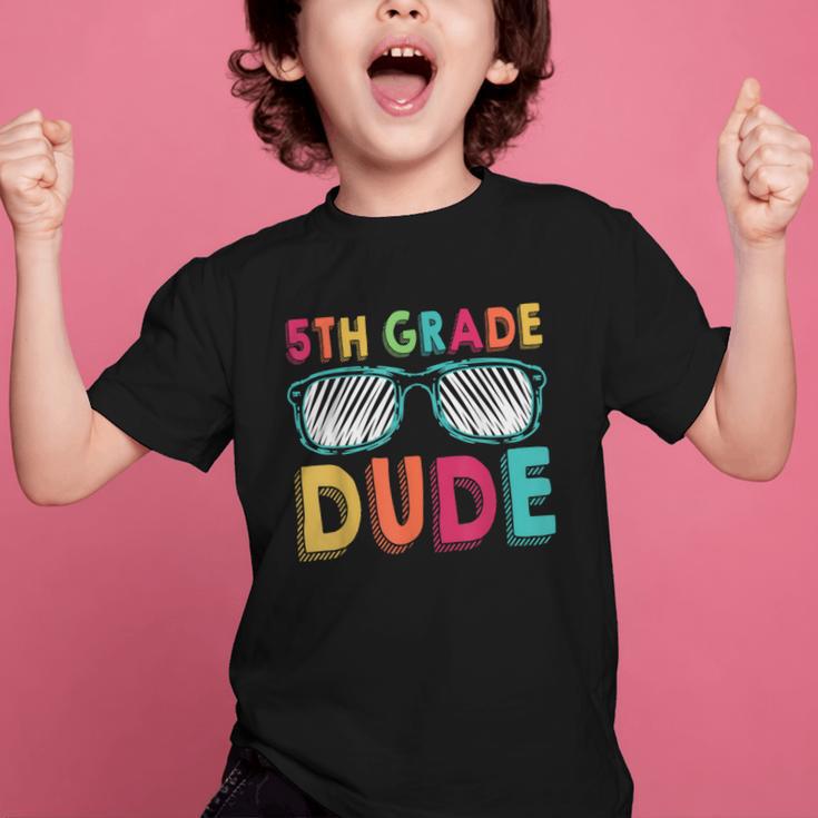 5th Grade Dude Back To School Fifth Grade Student Graphic Kid T-Shirt