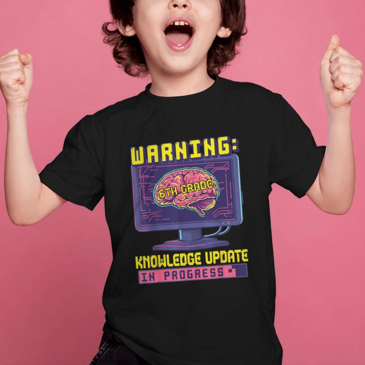 6th Grade Back To School Sixth Grade Smart Boys Computer Graphic Kid T-Shirt
