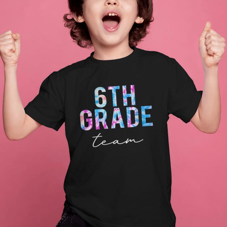 6th Grade Team Tie Dye Back To School First Day Of School Graphic Kid T-Shirt 6th Grade Team Tie Dye Back To School First Day Of School Graphic Kid T-Shirt