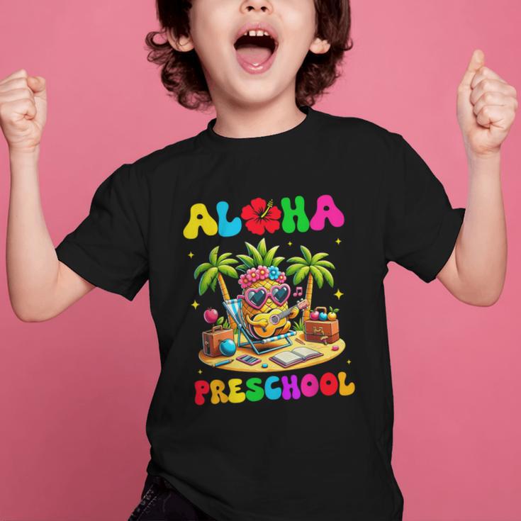 Aloha Preschool Pineapple Hawaii Back To School Kids Girl Graphic Kid T-Shirt Aloha Preschool Pineapple Hawaii Back To School Kids Girl Graphic Kid T-Shirt