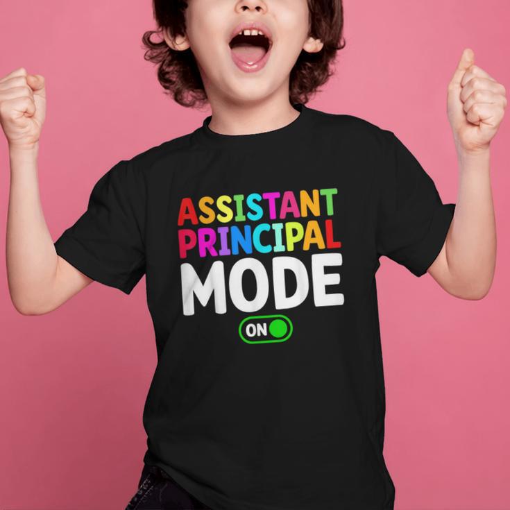 Assistant Principal Mode On Back To School Vice Principals Graphic Kid T-Shirt Assistant Principal Mode On Back To School Vice Principals Graphic Kid T-Shirt