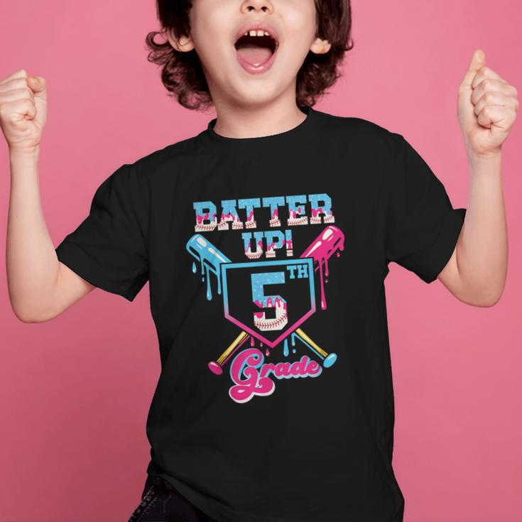 Back To School 5th Grade Batter Up Baseball First Day Boys Graphic Kid T-Shirt Back To School 5th Grade Batter Up Baseball First Day Boys Graphic Kid T-Shirt