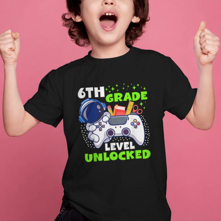 Back To School 6th Grade Level Unlocked Gamer Boys Kids Graphic Kid T-Shirt Back To School 6th Grade Level Unlocked Gamer Boys Kids Graphic Kid T-Shirt
