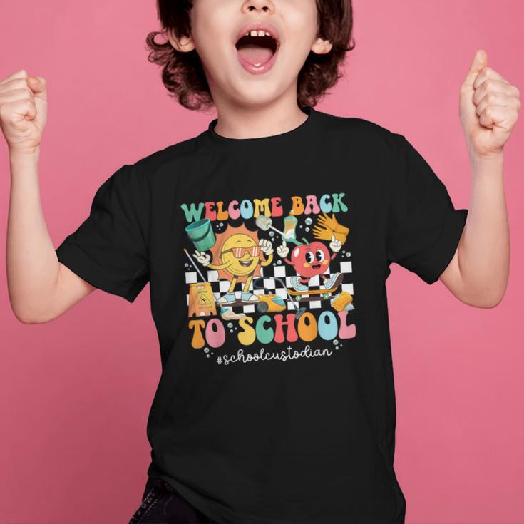 Back To School Custodian First Day Of School Custodian Graphic Kid T-Shirt