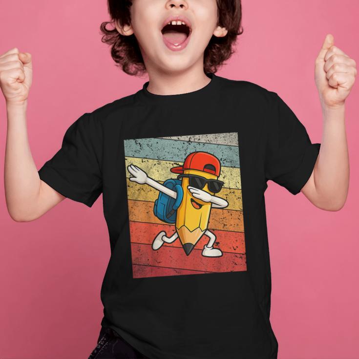 Back To School Dabbing Pencil First Day Boys Kids Graphic Kid T-Shirt Back To School Dabbing Pencil First Day Boys Kids Graphic Kid T-Shirt