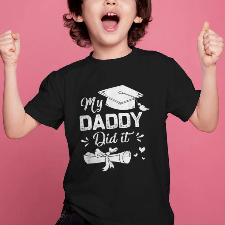 Back To School My Daddy Did It Graduation Proud Dad Graduated Small Graphic Kid T-Shirt Back To School My Daddy Did It Graduation Proud Dad Graduated Small Graphic Kid T-Shirt