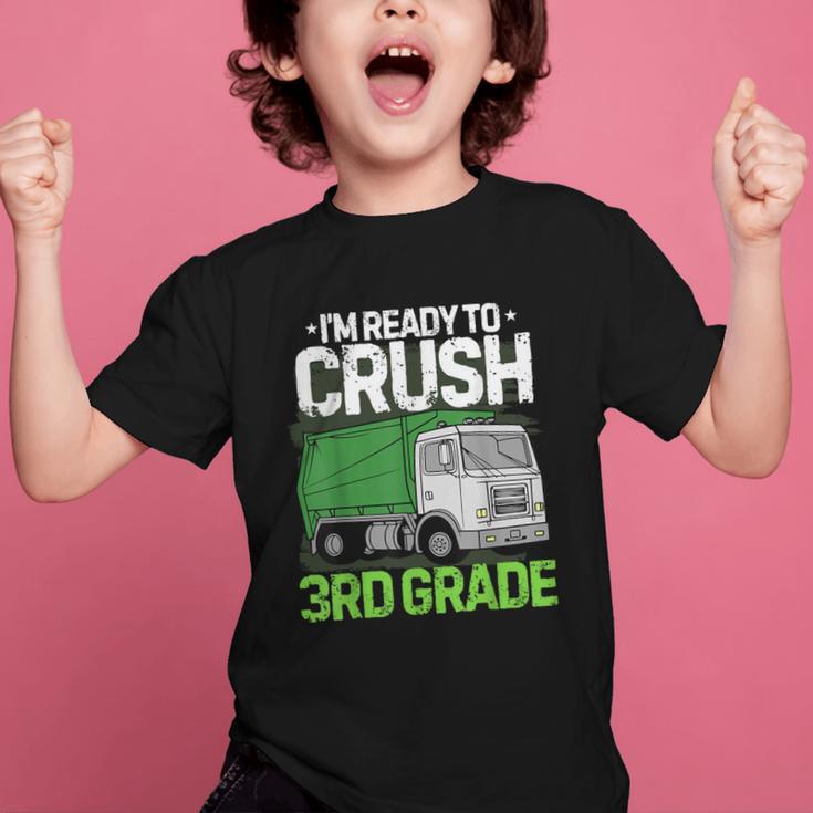 Back To School First Day Of 3rd Grade Garbage Truck Boys Graphic Kid T-Shirt Back To School First Day Of 3rd Grade Garbage Truck Boys Graphic Kid T-Shirt