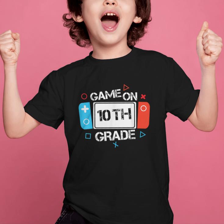 Back To School Game On 10th Grade Gamer Kids Boys Girl Graphic Kid T-Shirt Back To School Game On 10th Grade Gamer Kids Boys Girl Graphic Kid T-Shirt