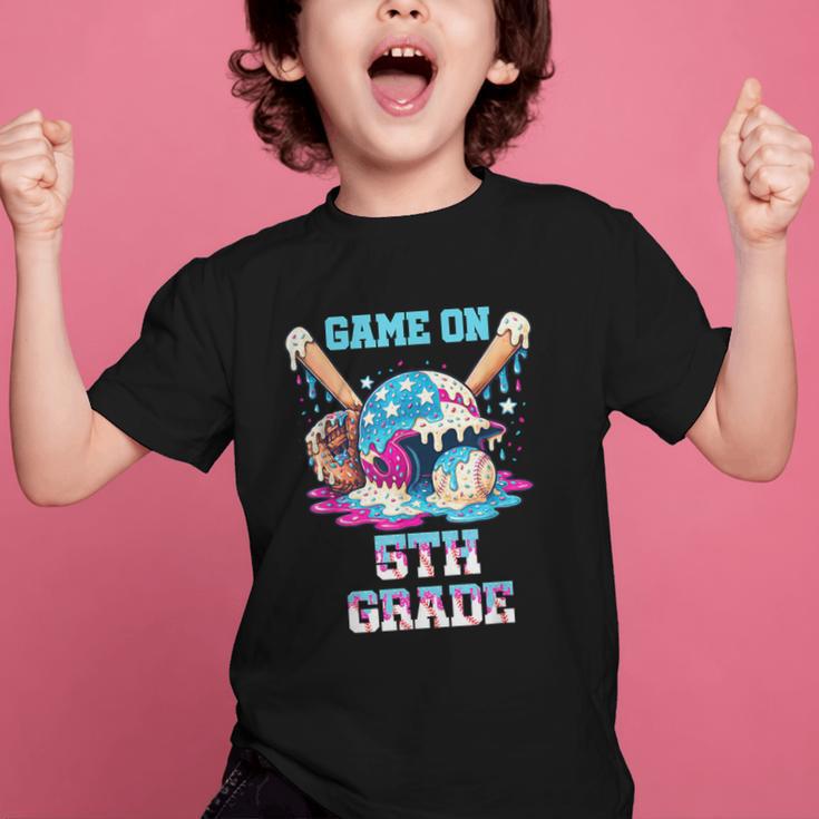 Back To School Game On Fifth Grade Baseball First Day Boys Graphic Kid T-Shirt Back To School Game On Fifth Grade Baseball First Day Boys Graphic Kid T-Shirt