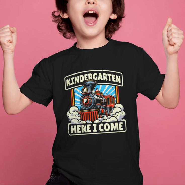 Back To School Kindergarten Here I Come Train Boys Girls Graphic Kid T-Shirt Back To School Kindergarten Here I Come Train Boys Girls Graphic Kid T-Shirt