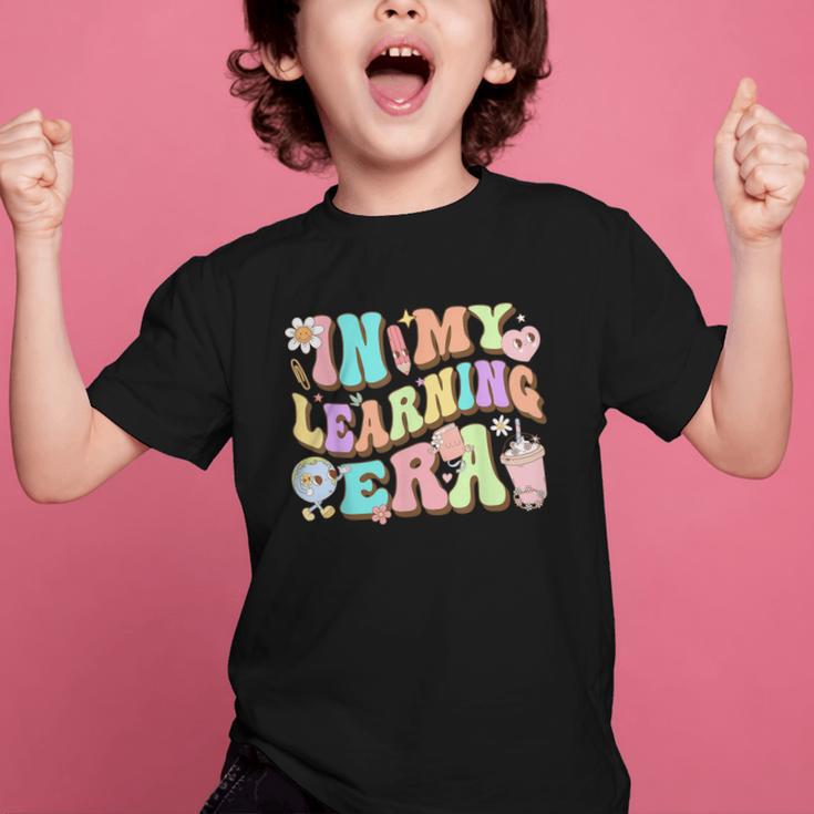 Back To School In My Learning Era Student Pre-K Kindergarten Graphic Kid T-Shirt Back To School In My Learning Era Student Pre-K Kindergarten Graphic Kid T-Shirt