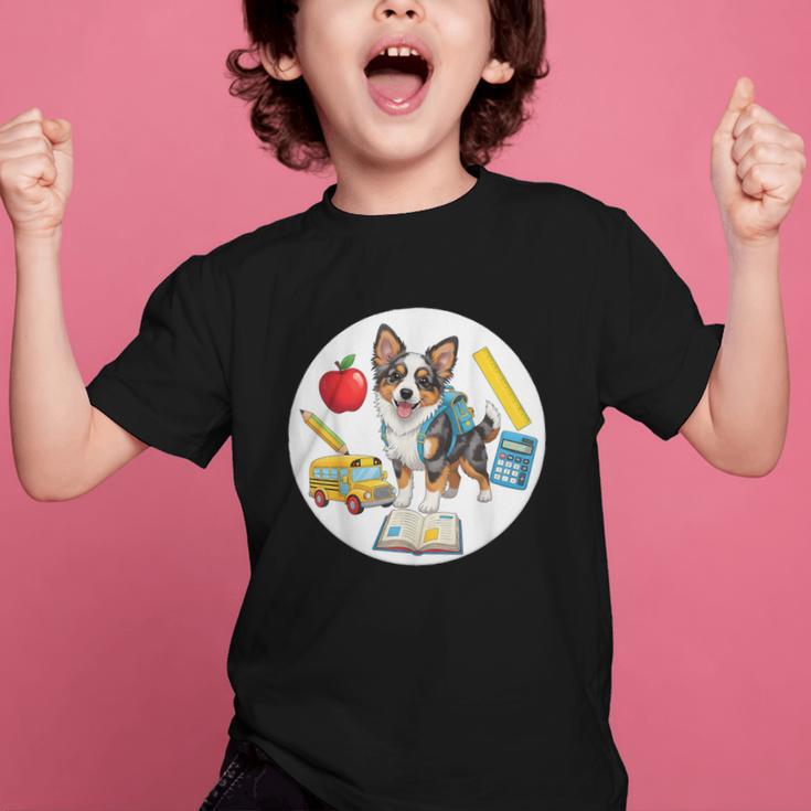Back To School Miniature American Shepherd Dog Boys Girls Graphic Kid T-Shirt Back To School Miniature American Shepherd Dog Boys Girls Graphic Kid T-Shirt