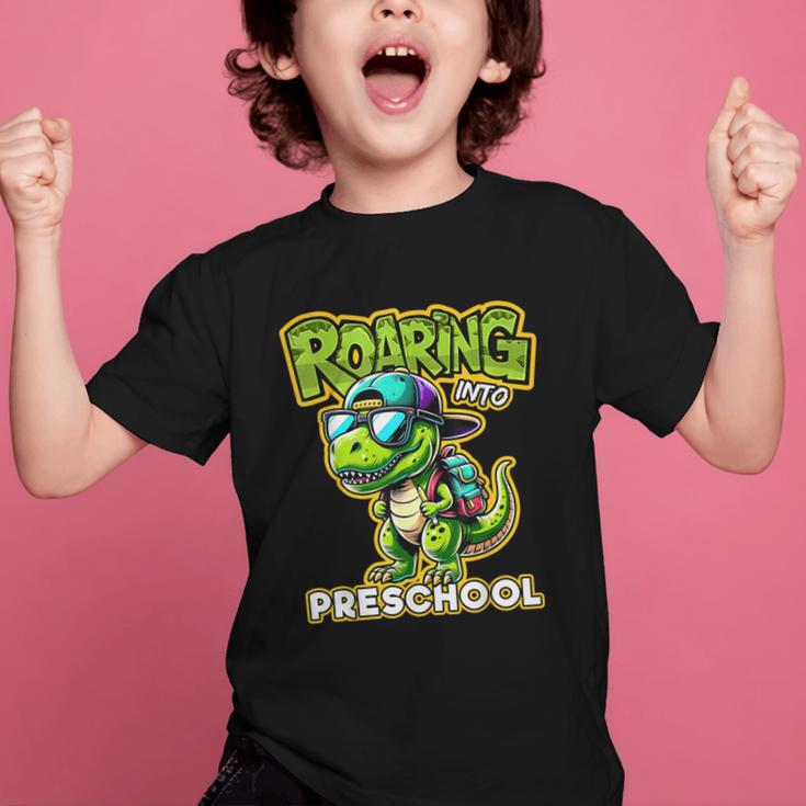 Back To School Preschool Dinosaur First Day Of School Boy Graphic Kid T-Shirt